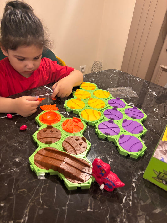 Dinozor Serisi Yaratıcı Kodlama Mantıksal Yol Yapım Oyunu