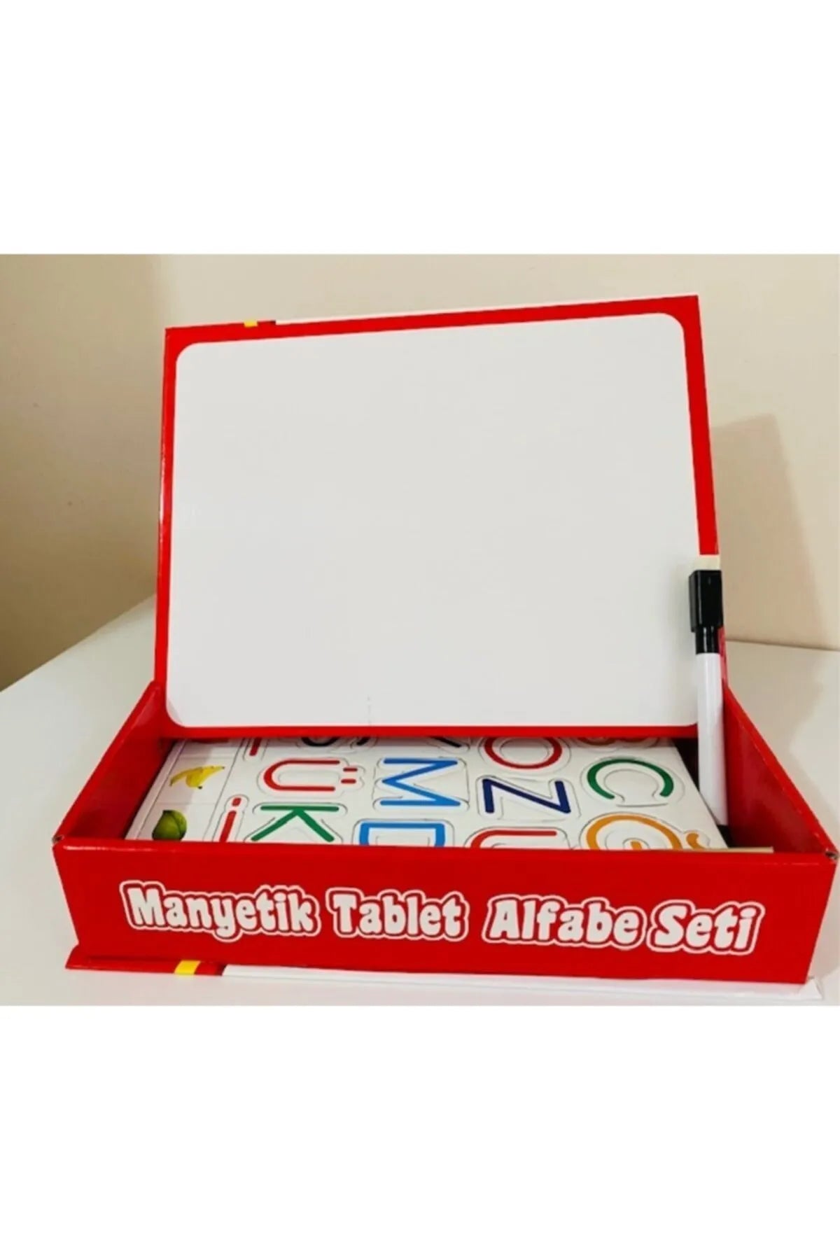 Eğitici Manyetik Tablet Harfler ve Yazı Tahtası Seti 95 Parça