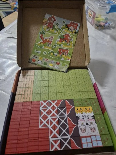 Minecraft Manyetik Küp Blok Küçük Çiftlik Temalı Yapı Taşı 100 Parça