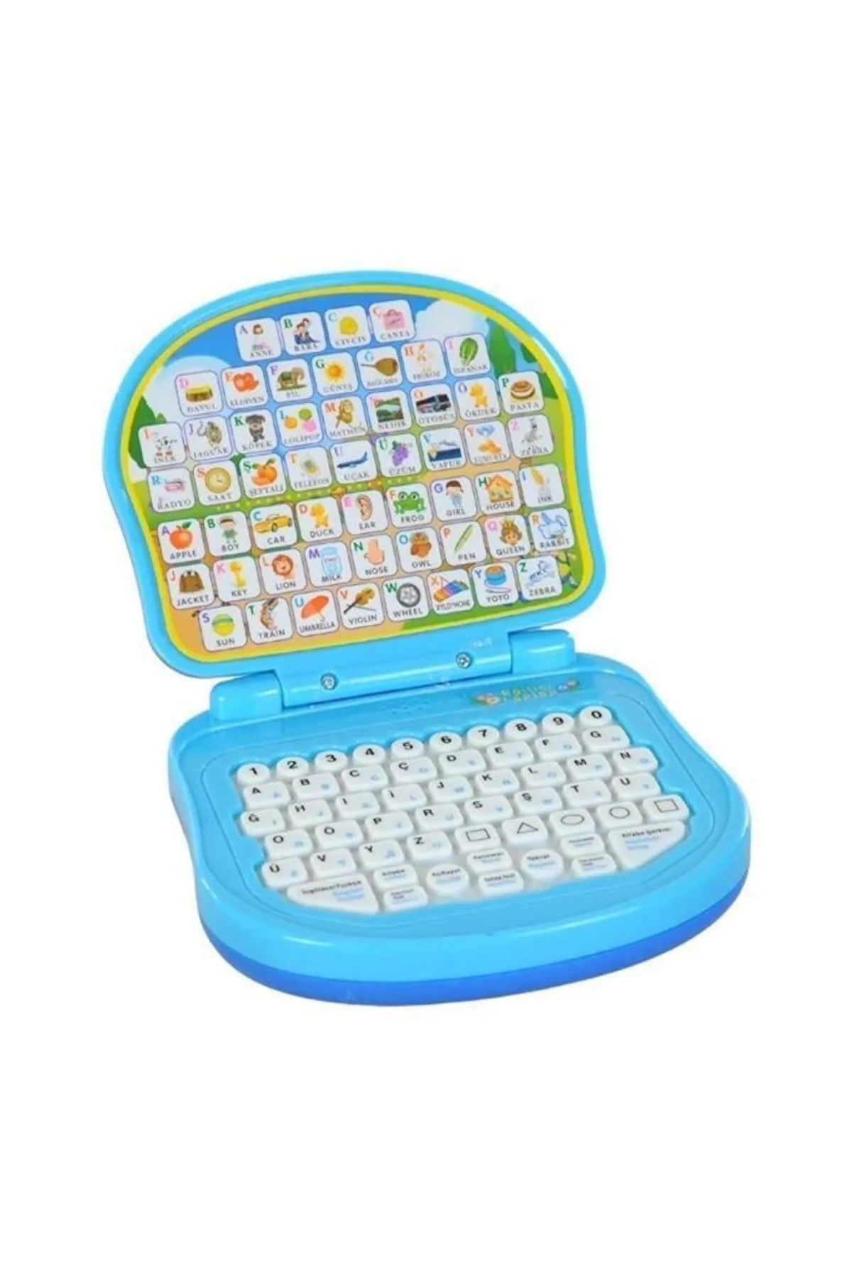 Türkçe & İngilizce Eğitici Laptop (Mavi)