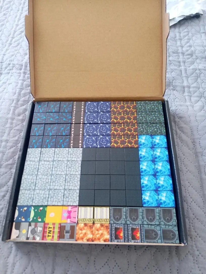 Minecraft Manyetik Küp Blok Knight & Dragon Temalı Yapı Taşı 100 Parça