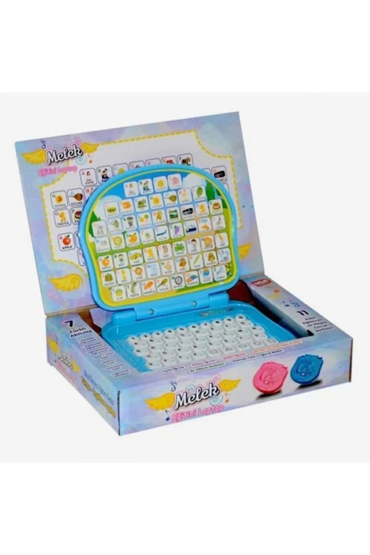 Türkçe & İngilizce Eğitici Laptop (Mavi)