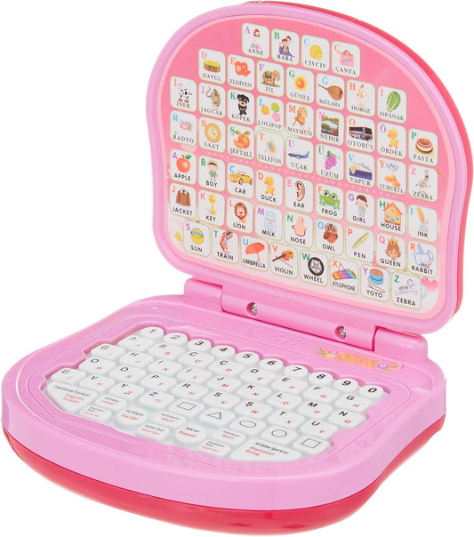 Türkçe & İngilizce Eğitici Laptop (Pembe)