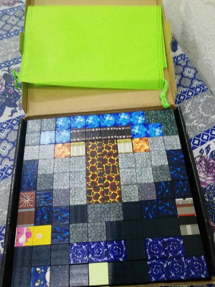 Minecraft Manyetik Küp Blok Knight & Dragon Temalı Yapı Taşı 100 Parça