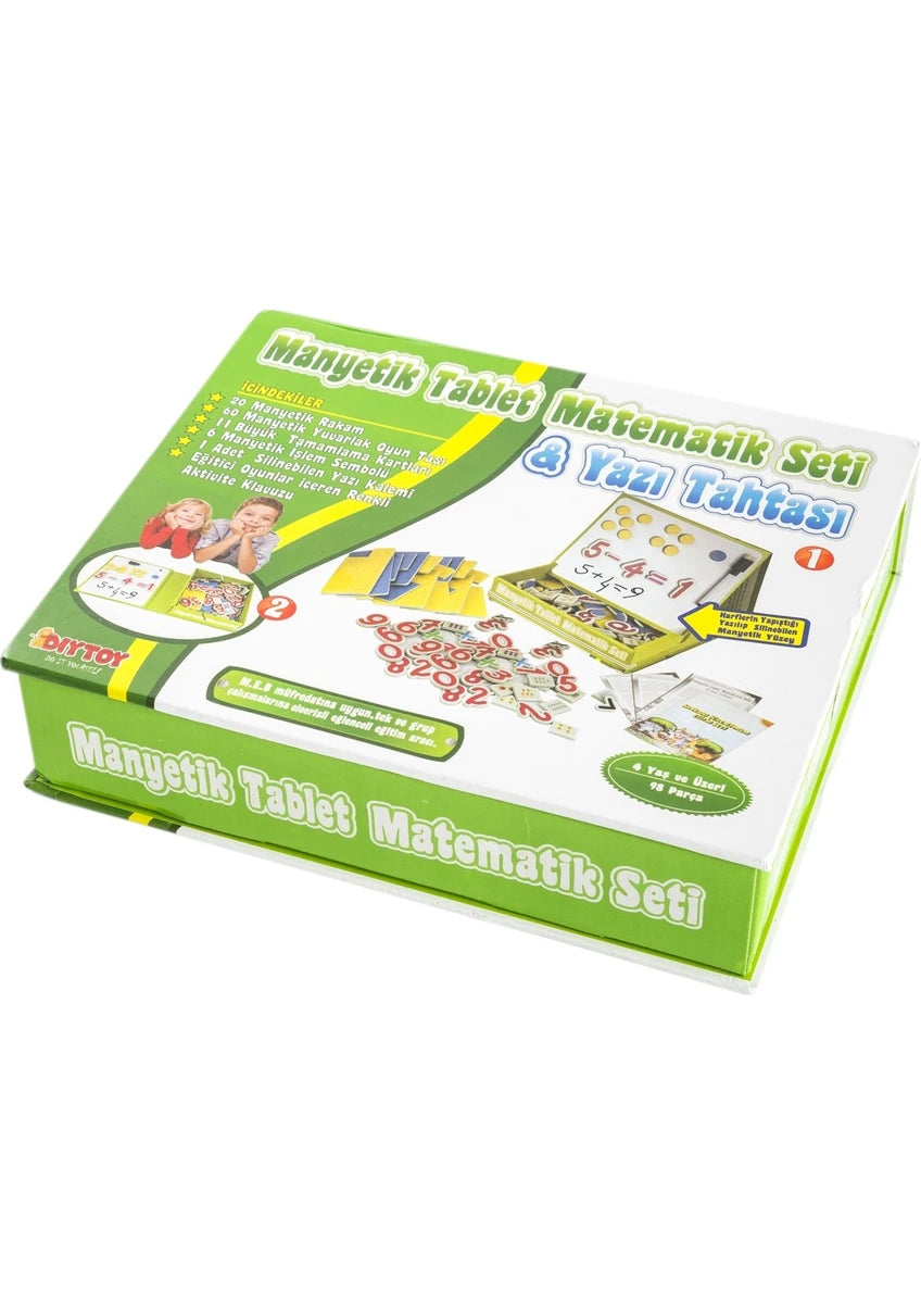 Eğitici Manyetik Tablet Matematik ve Yazı Tahtası Seti 98 Parça